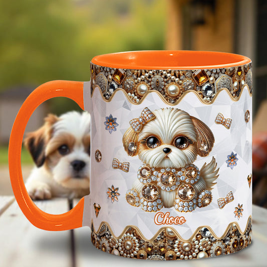 Love Shih Tzu - Personalized Dog Accent Mug