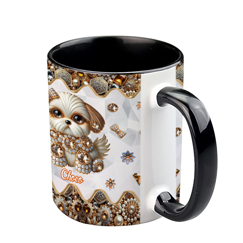 Love Shih Tzu - Personalized Dog Accent Mug