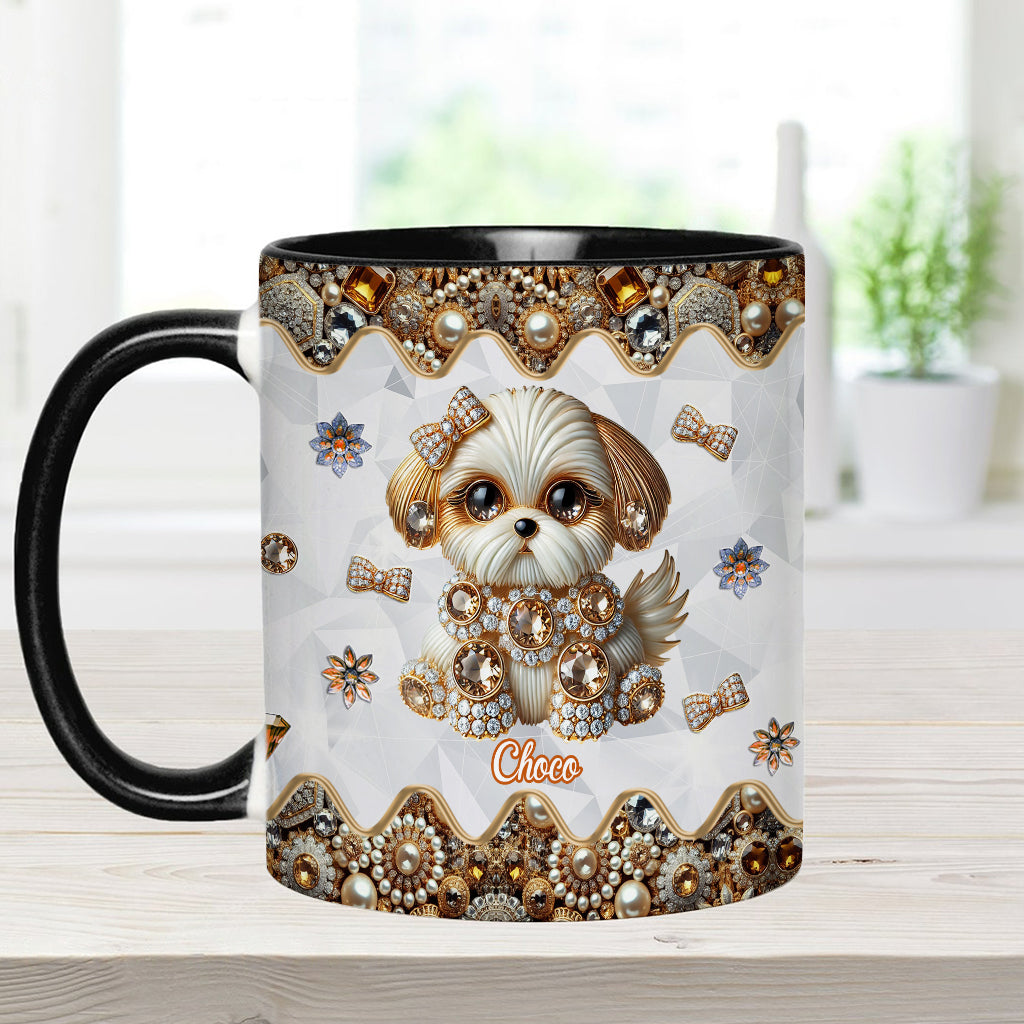 Love Shih Tzu - Personalized Dog Accent Mug