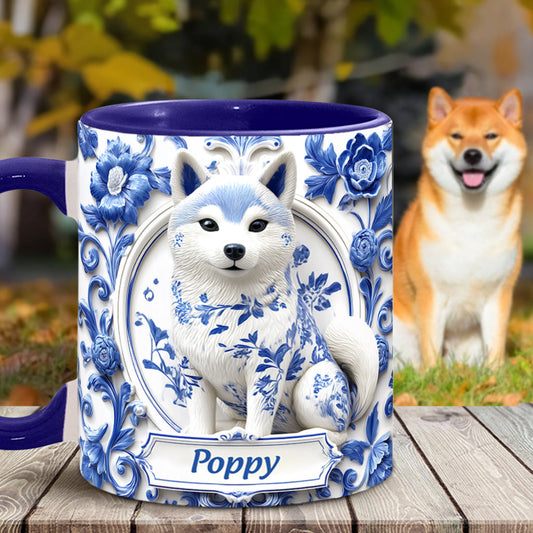 Mug personnalisé avec un adorable Shiba Inu