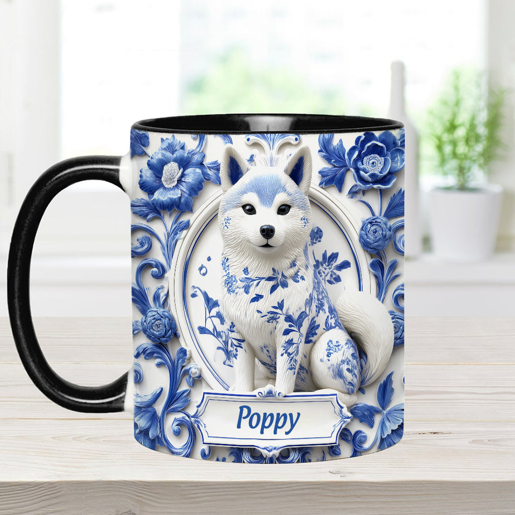 Cute Shiba Inu - Personalized Dog Accent Mug