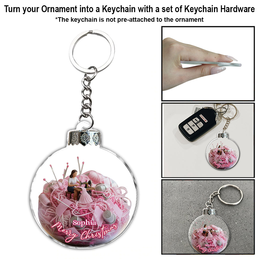 Passion pour la couture - Ornement de couture personnalisé