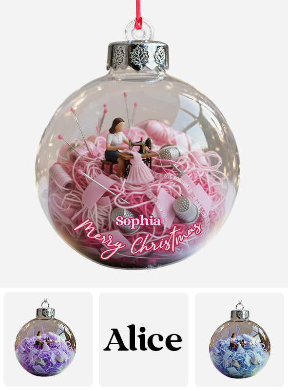 Passion pour la couture - Ornement de couture personnalisé