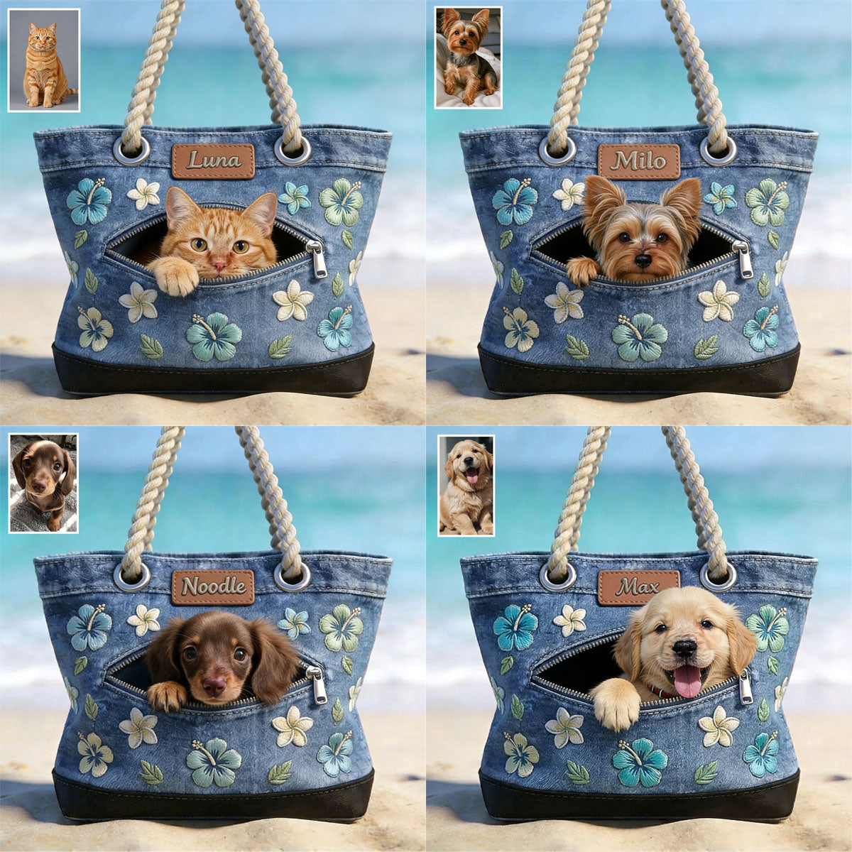 Sac de Plage Personnalisé Salty Lil'