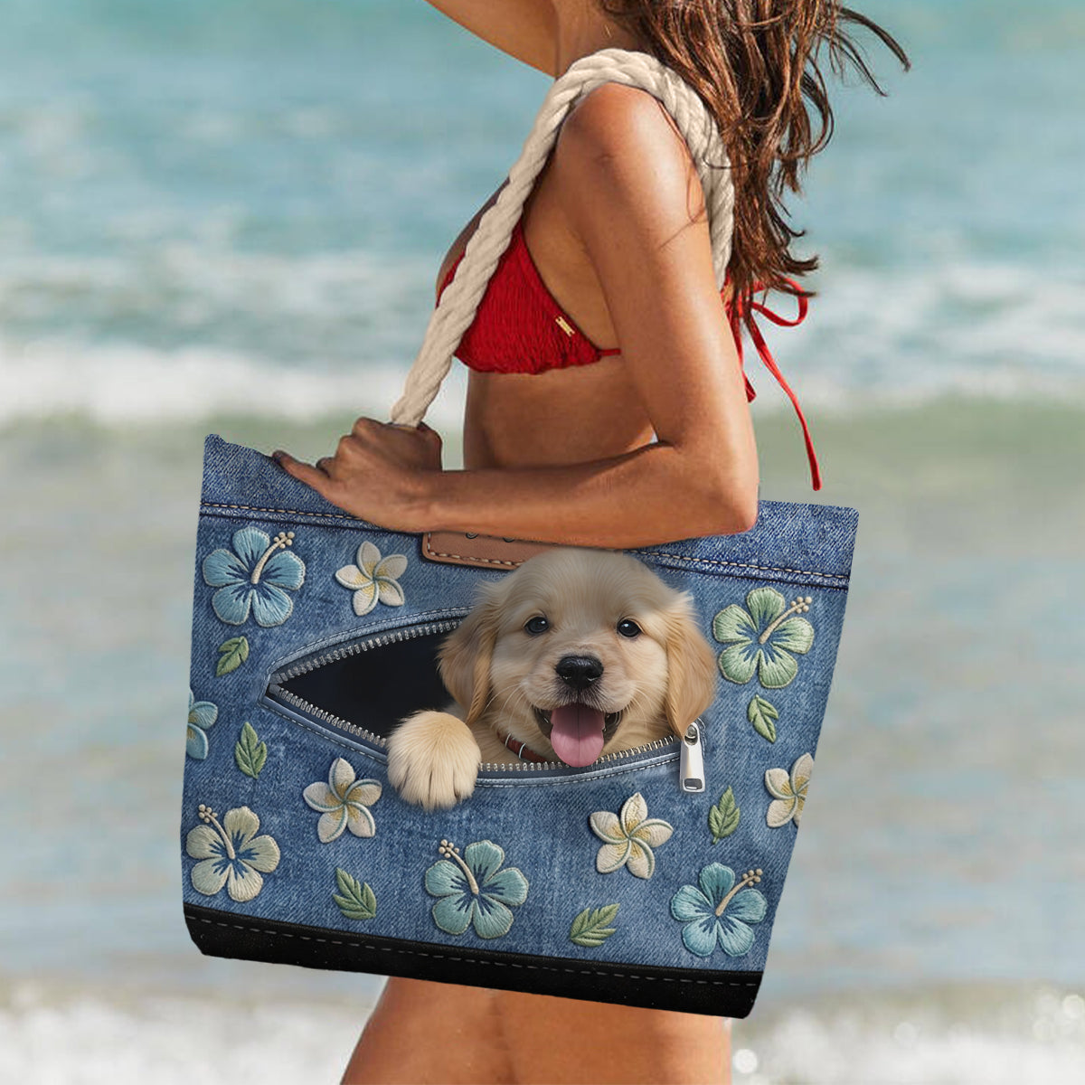 Sac de Plage Personnalisé Salty Lil'