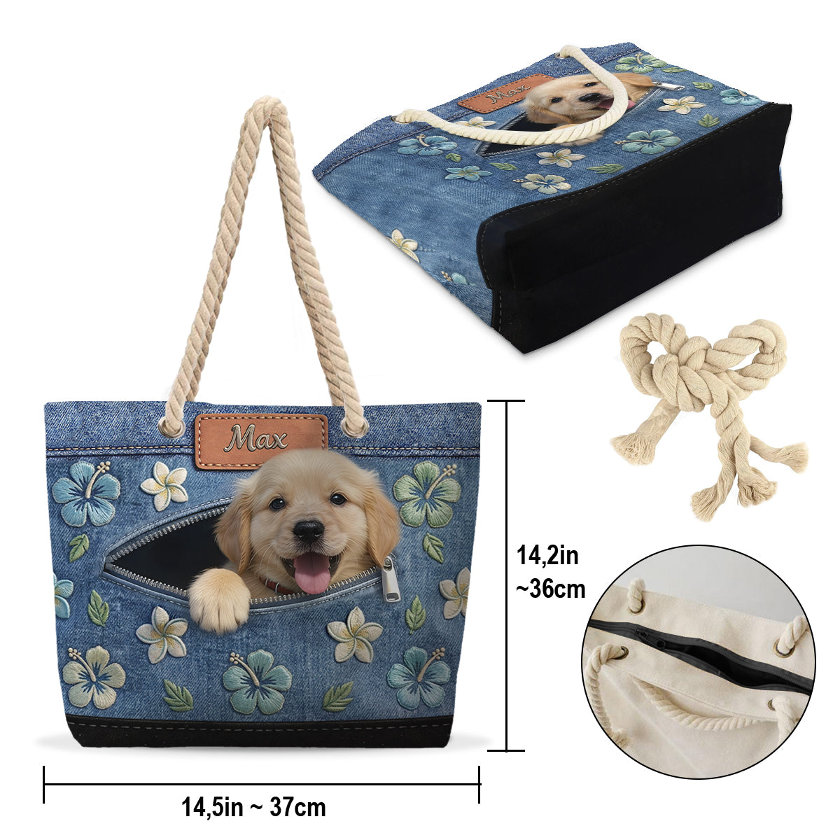 Sac de Plage Personnalisé Salty Lil'