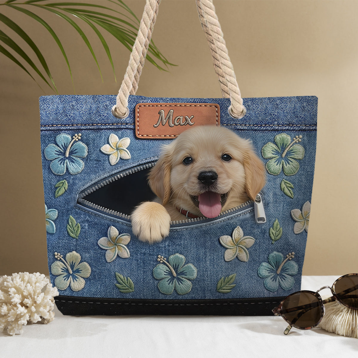 Sac de Plage Personnalisé Salty Lil'