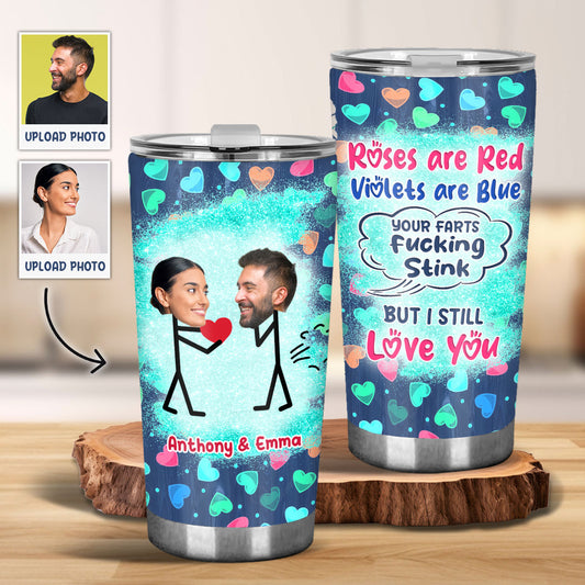 Gobelet personnalisé pour couple avec photo humoristique intégrée