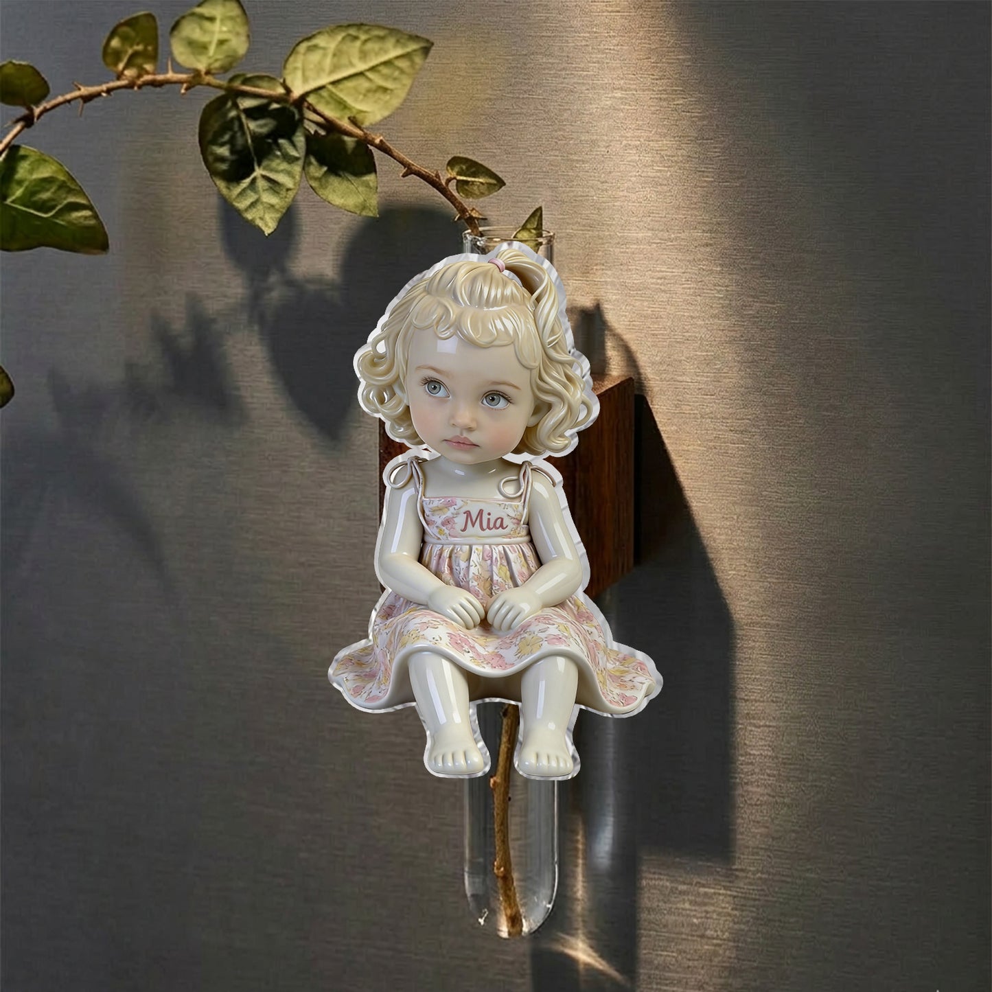 Any Kid Photo - Personalized Kid Magnetic Flower Vase