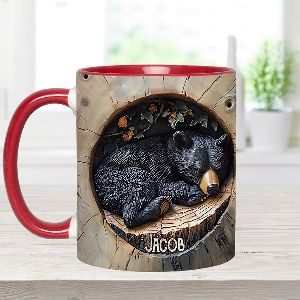 Black Bear - Personalized Hunting Accent Mug