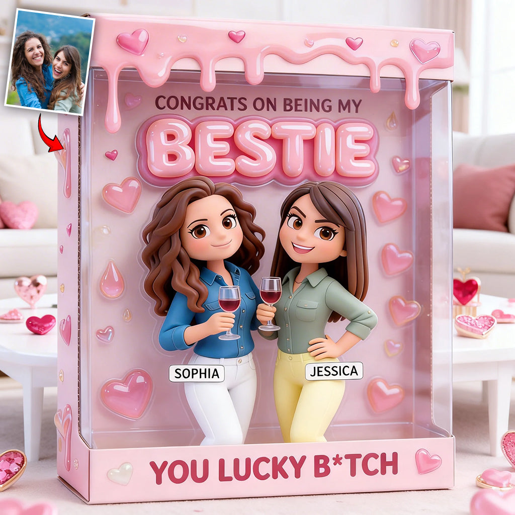 Congrats My Sister - Personalized Sister Custom Shaped Acrylic Plaque