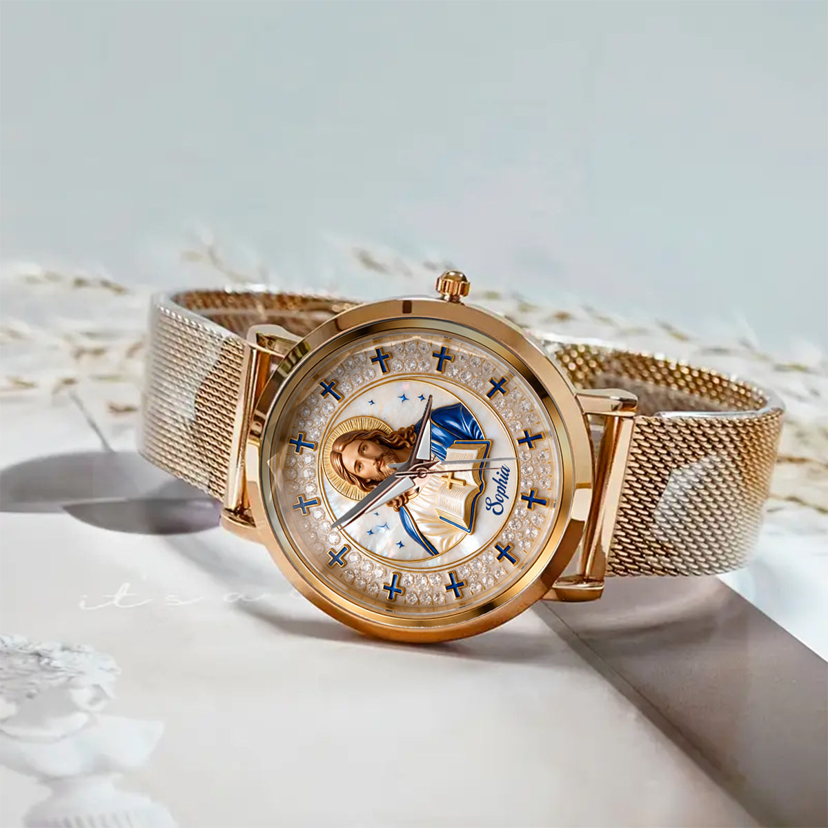 Foi sur la Peur - Montre Femme Chrétienne Personnalisée