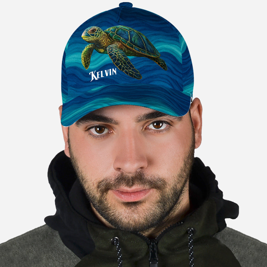 Casquette classique personnalisée Turtle And Wave