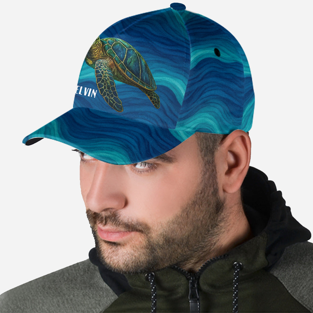 Casquette classique personnalisée Turtle And Wave