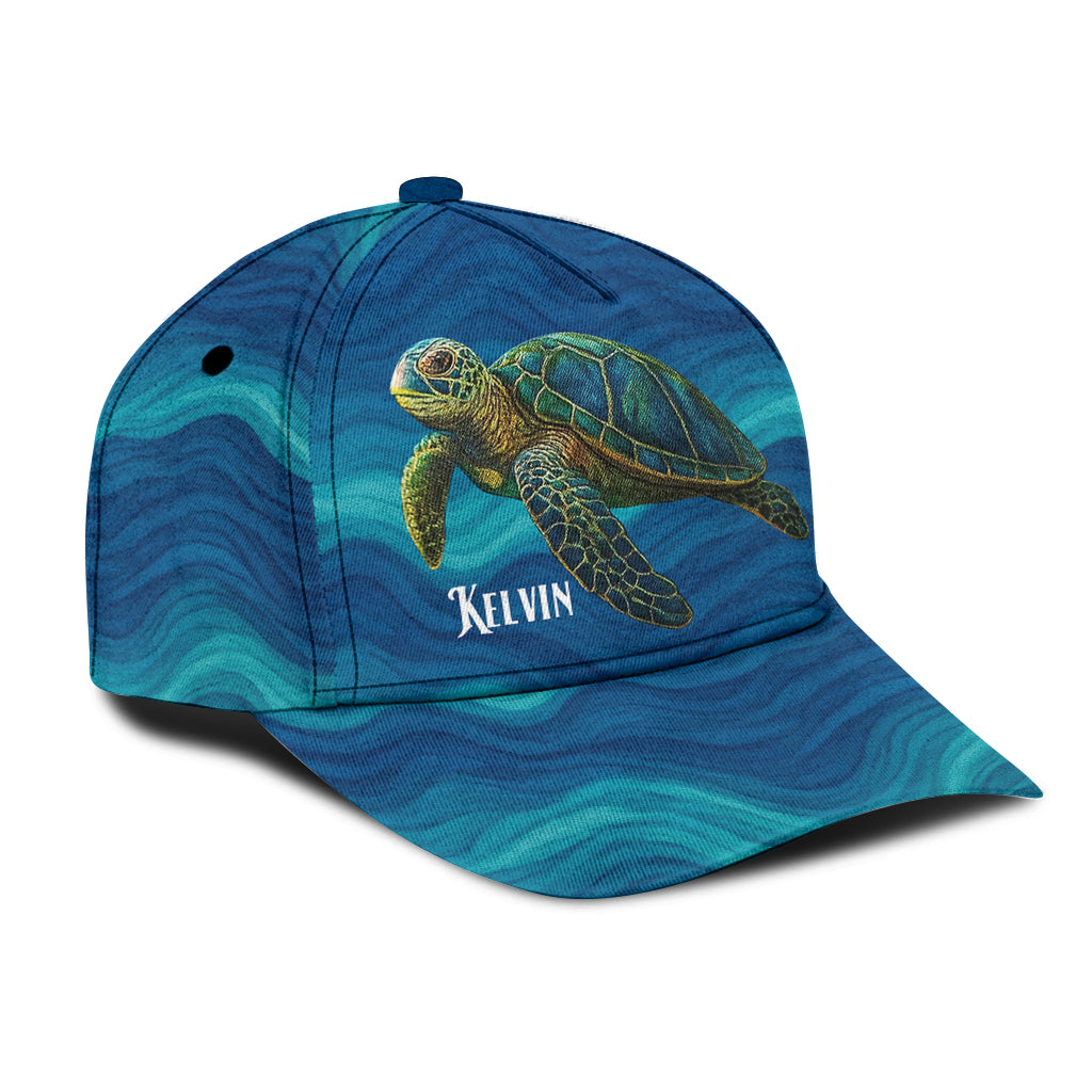 Casquette classique personnalisée Turtle And Wave