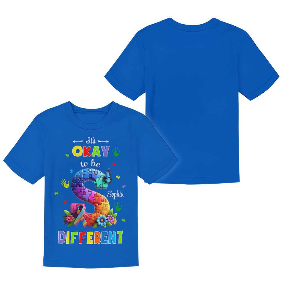Alphabet puzzle coloré - T-shirt et short personnalisés pour enfant