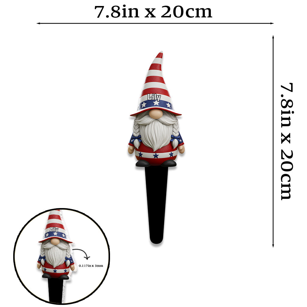 Happy Independence Day - Personalized Independence Day/ 4th of July Acrylic Garden Sign