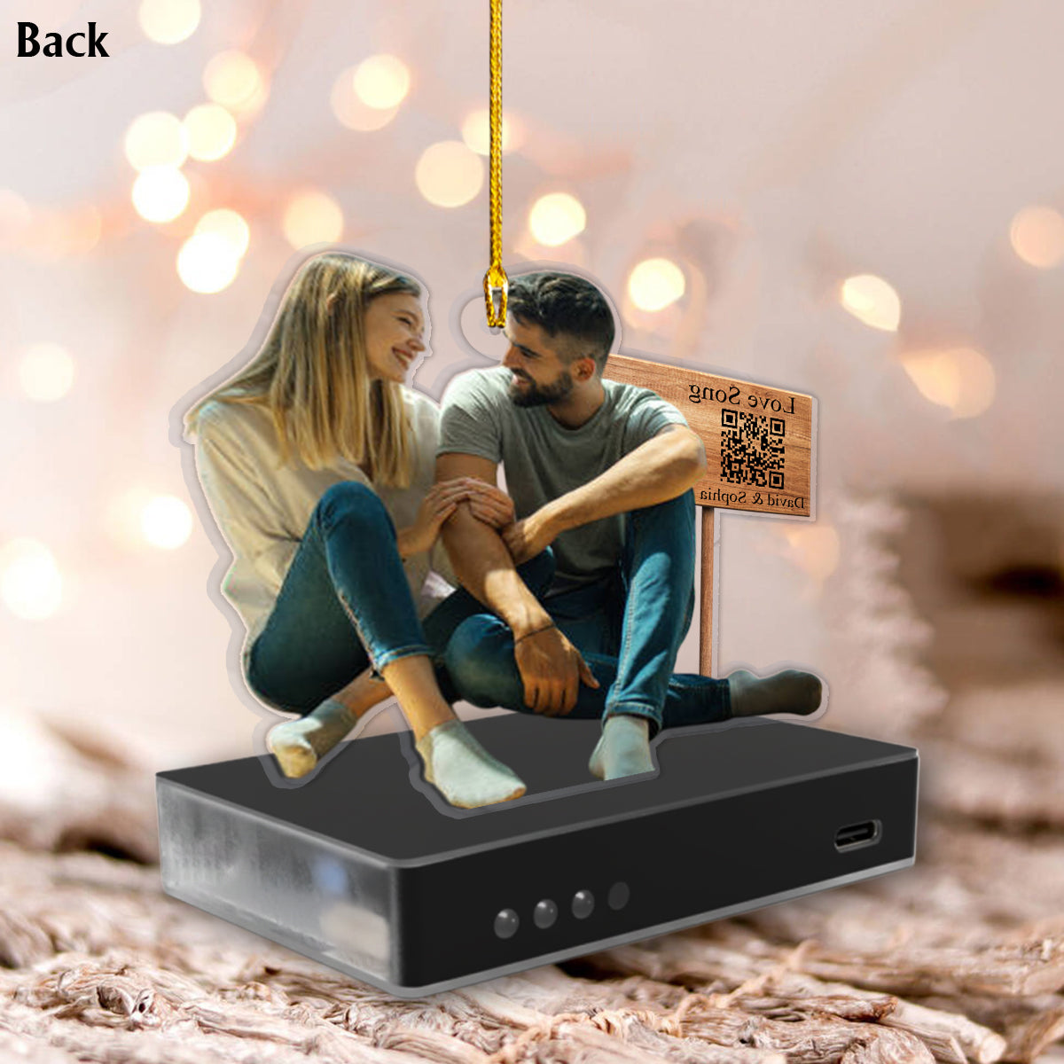 Quelques mots pour vous - Ornement musical personnalisé pour couple