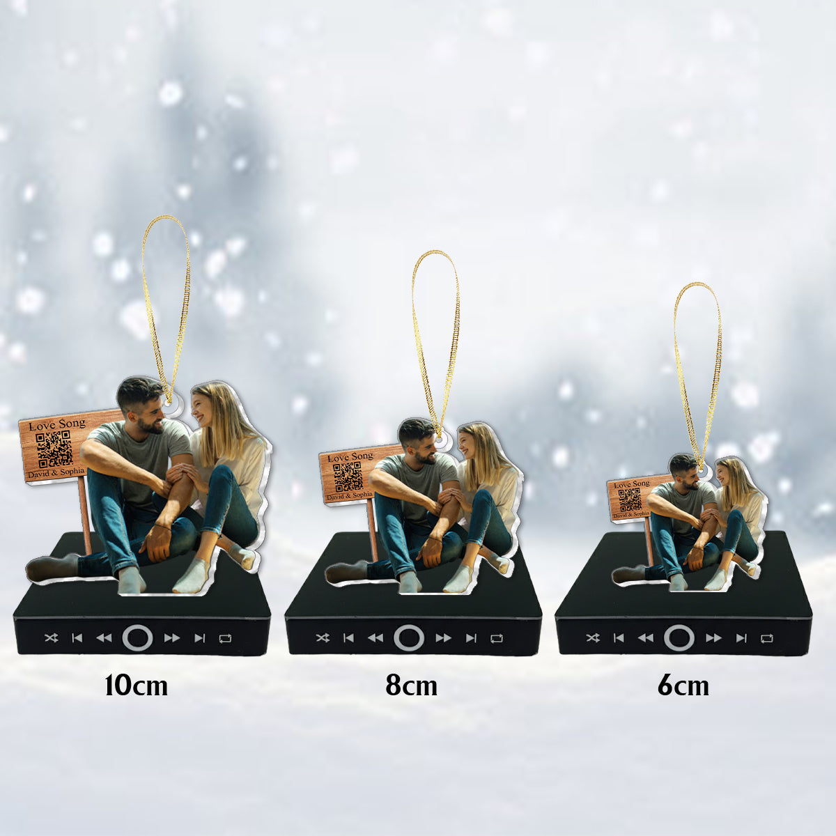 Quelques mots pour vous - Ornement musical personnalisé pour couple