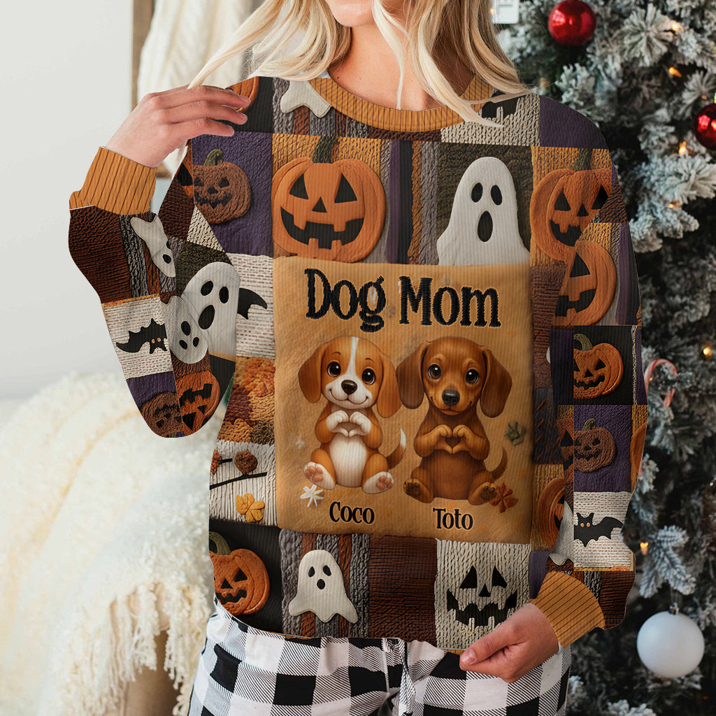 Love Dog, Love Cat, Fall Season - Personalized Dog Ugly Sweater