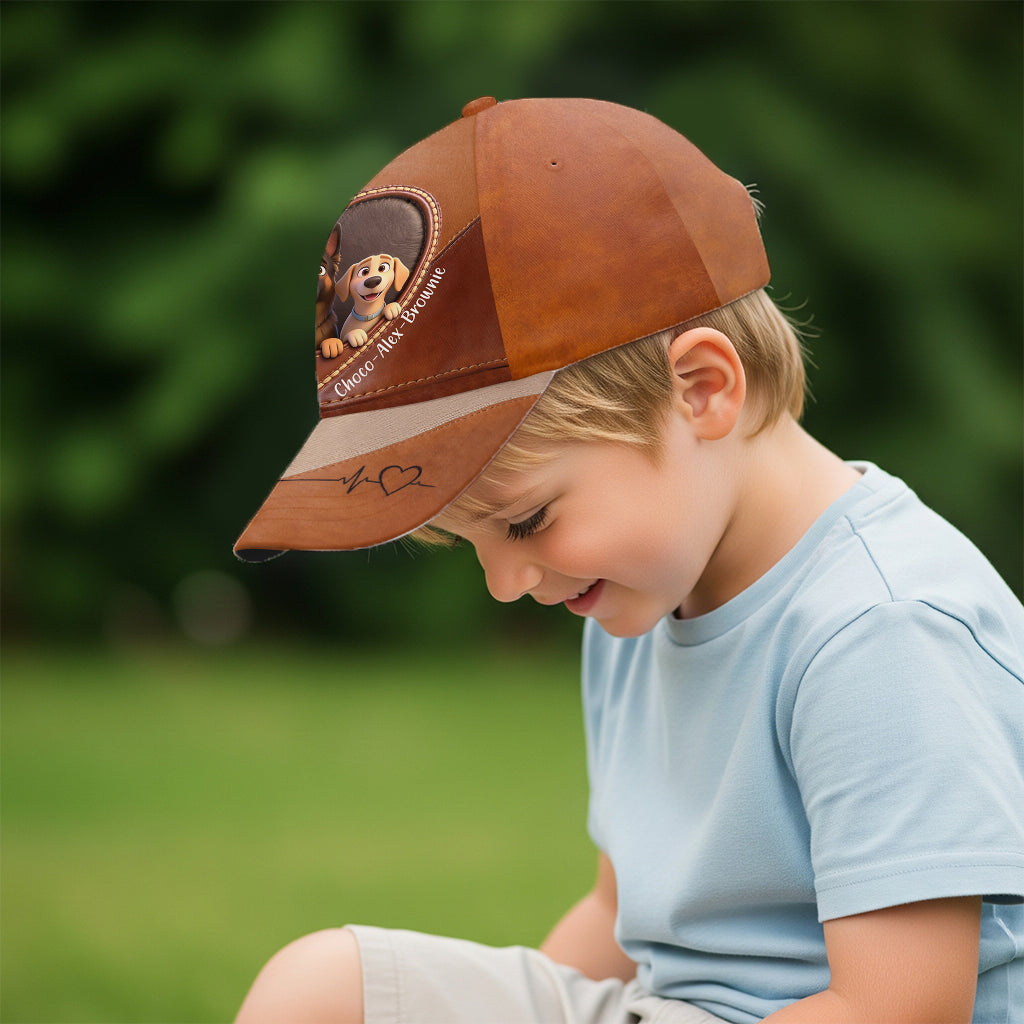 Casquette classique personnalisée pour chien à partir de n'importe quelle photo