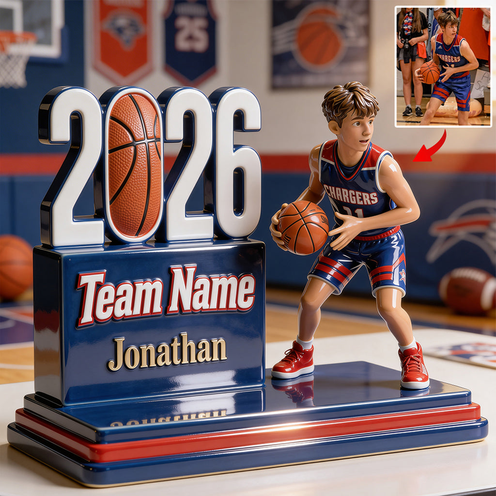 Tous sports - Football, Basketball, Volley-ball... - Plaque acrylique personnalisée en forme de ballon de football