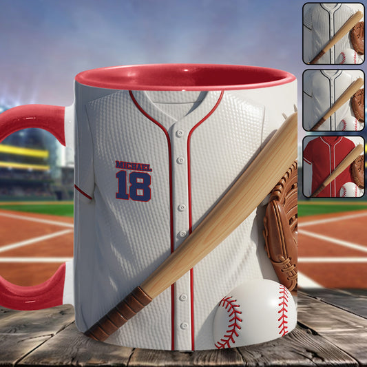 Baseball Is More Than A Game - Personalized Baseball Accent Mug