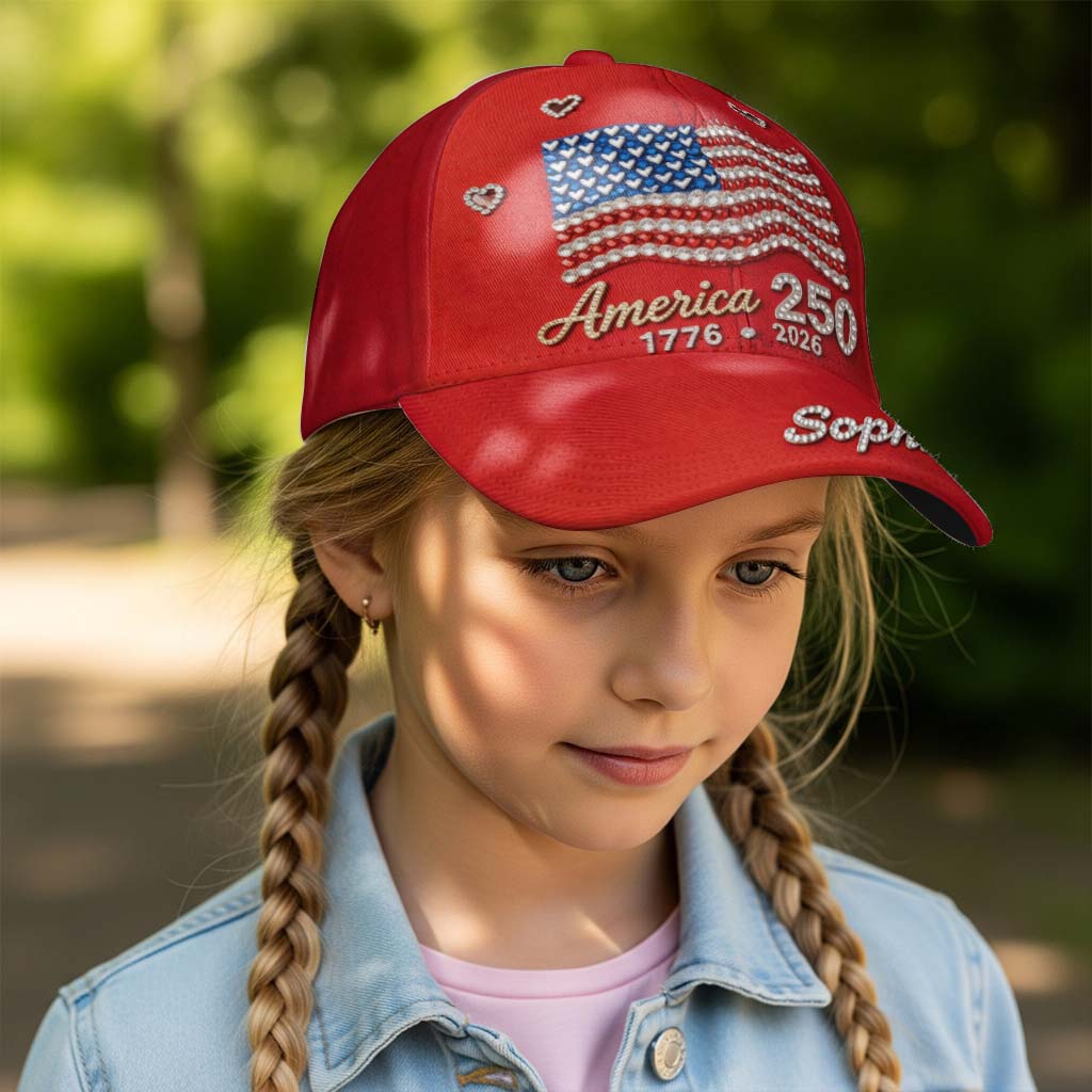 Anniversaire des 250 ans de l'Amérique - Casquette Patriot Classique Personnalisée