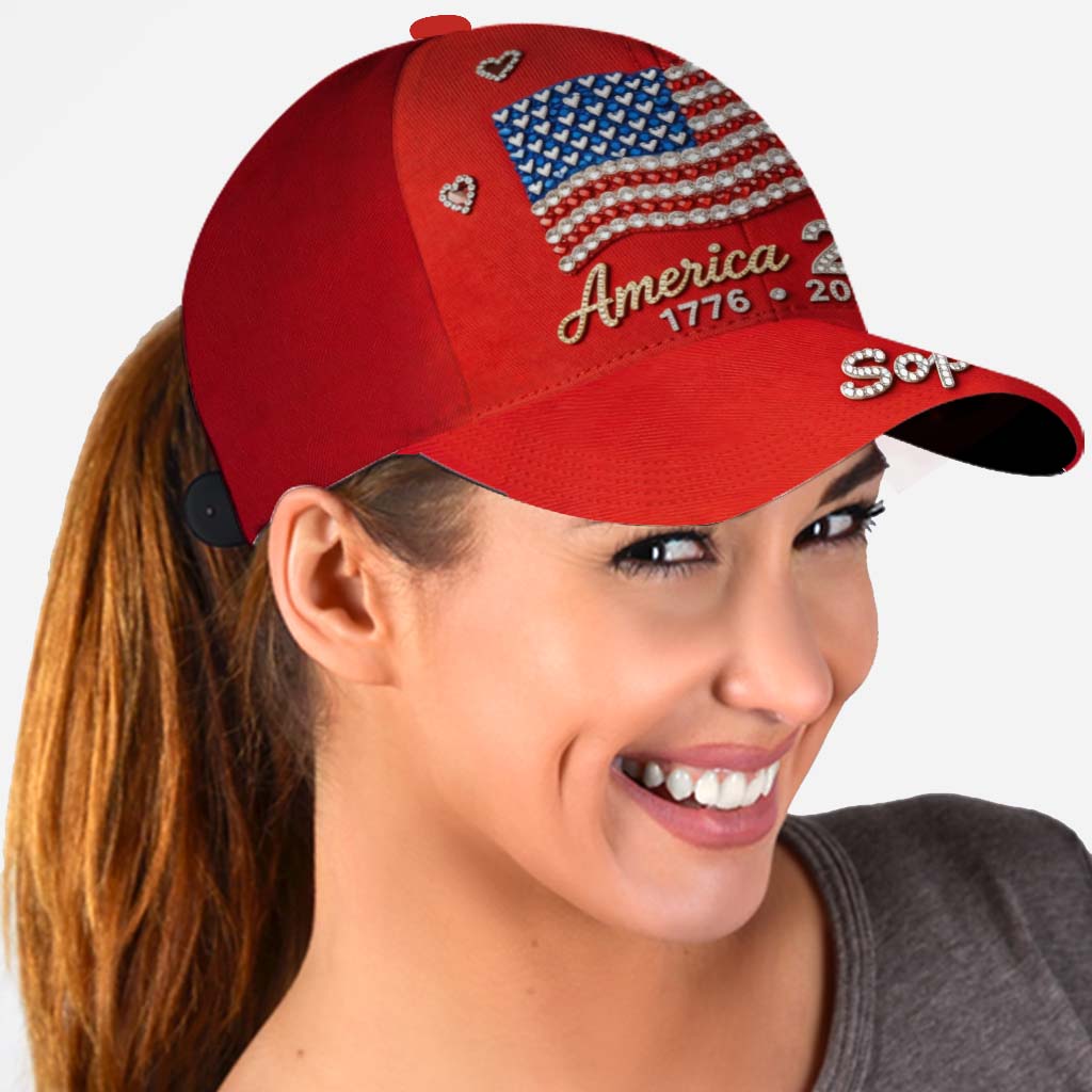 Anniversaire des 250 ans de l'Amérique - Casquette Patriot Classique Personnalisée