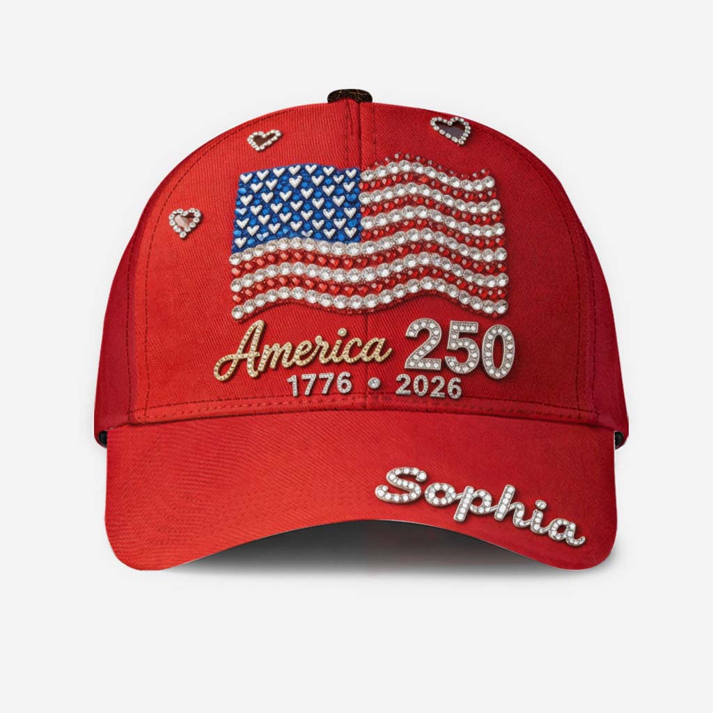 Anniversaire des 250 ans de l'Amérique - Casquette Patriot Classique Personnalisée