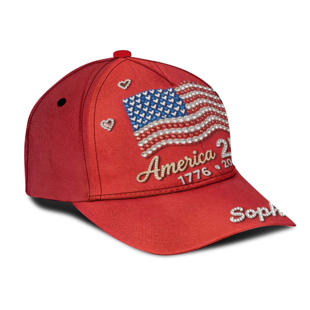 Anniversaire des 250 ans de l'Amérique - Casquette Patriot Classique Personnalisée