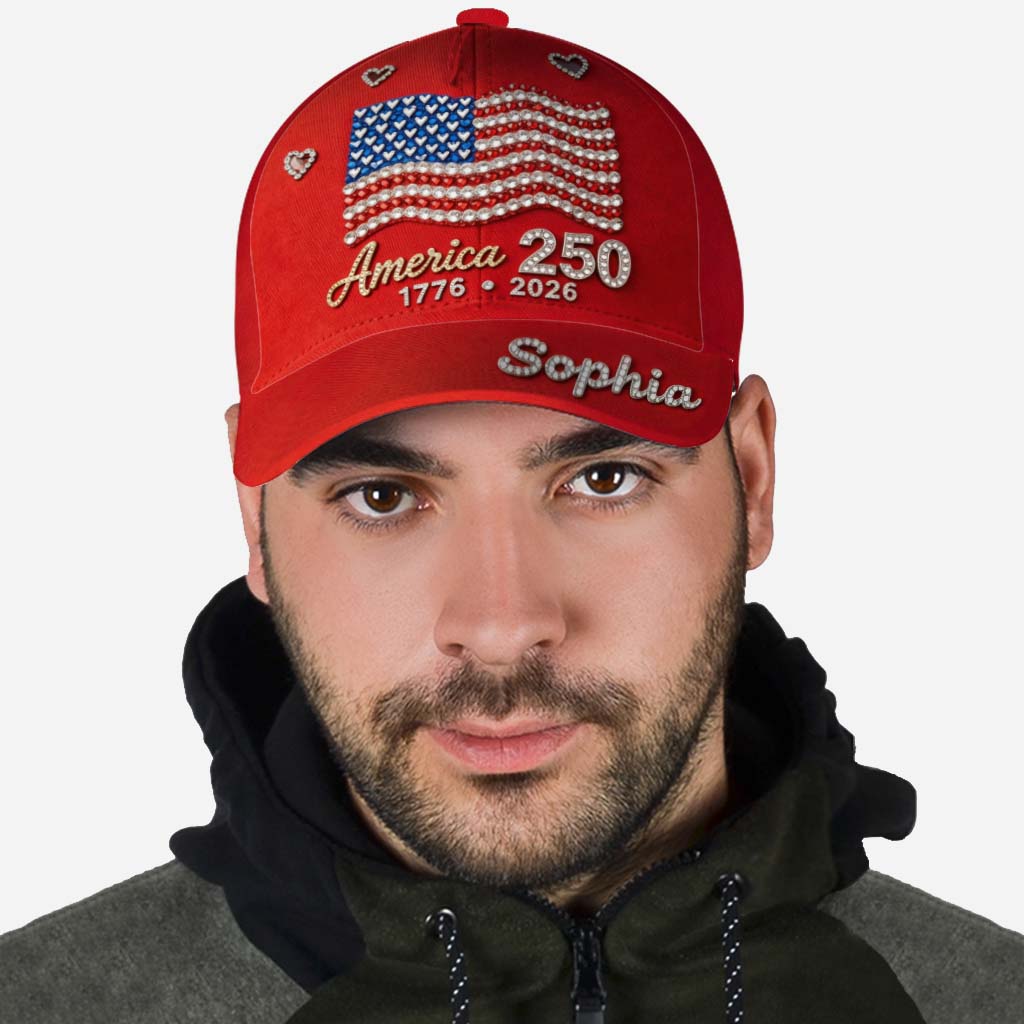 Anniversaire des 250 ans de l'Amérique - Casquette Patriot Classique Personnalisée