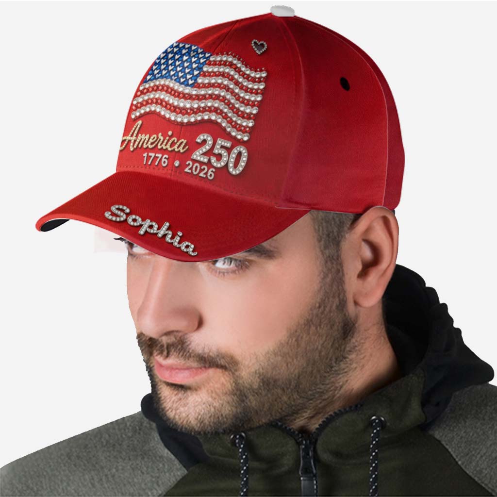 Anniversaire des 250 ans de l'Amérique - Casquette Patriot Classique Personnalisée