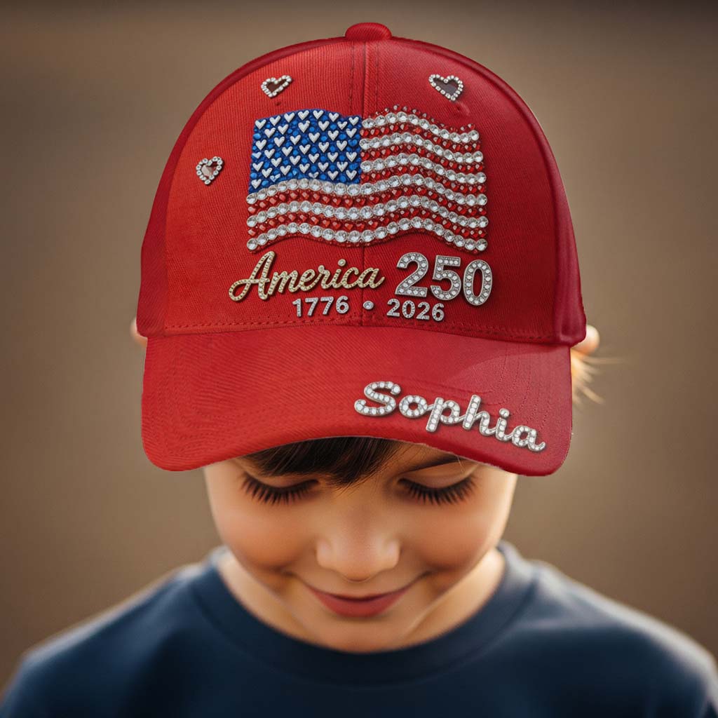 Anniversaire des 250 ans de l'Amérique - Casquette Patriot Classique Personnalisée