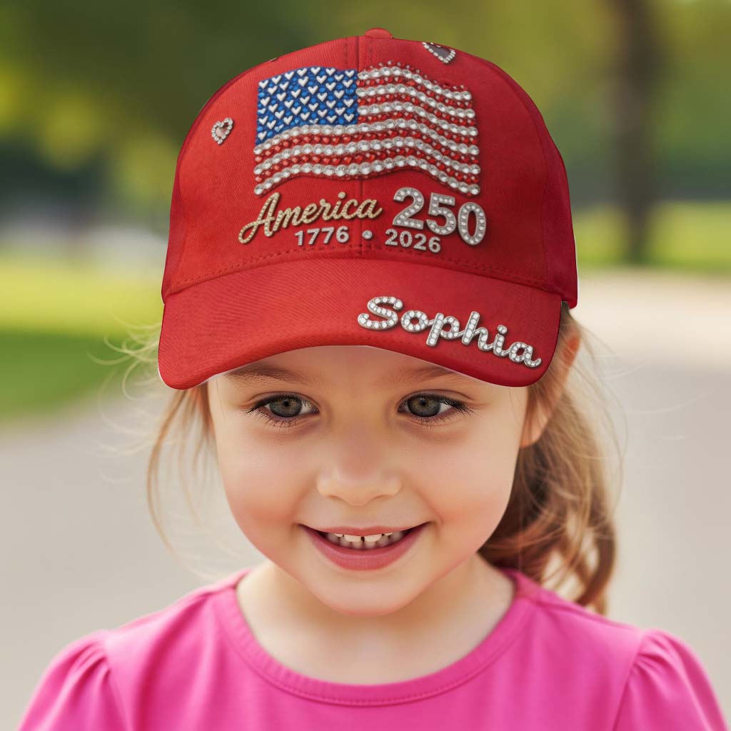Anniversaire des 250 ans de l'Amérique - Casquette Patriot Classique Personnalisée