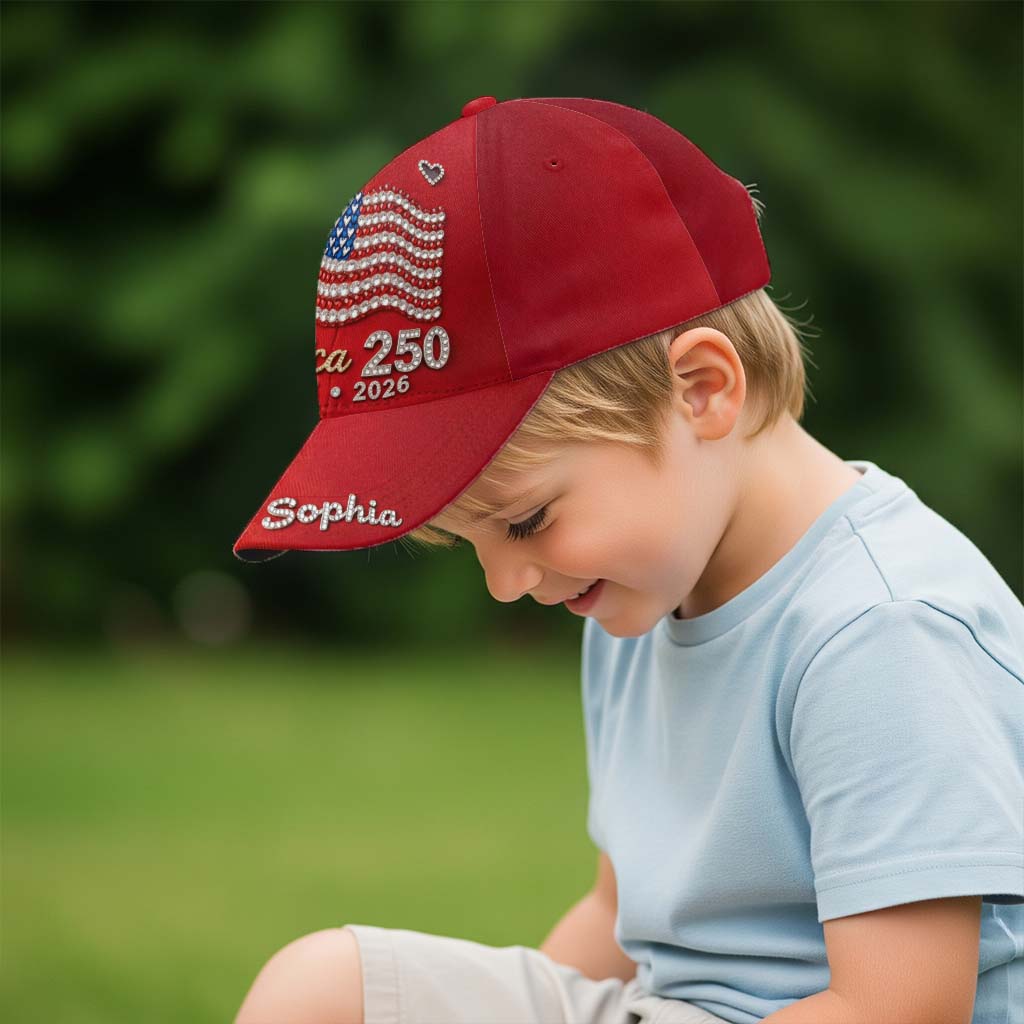 Anniversaire des 250 ans de l'Amérique - Casquette Patriot Classique Personnalisée