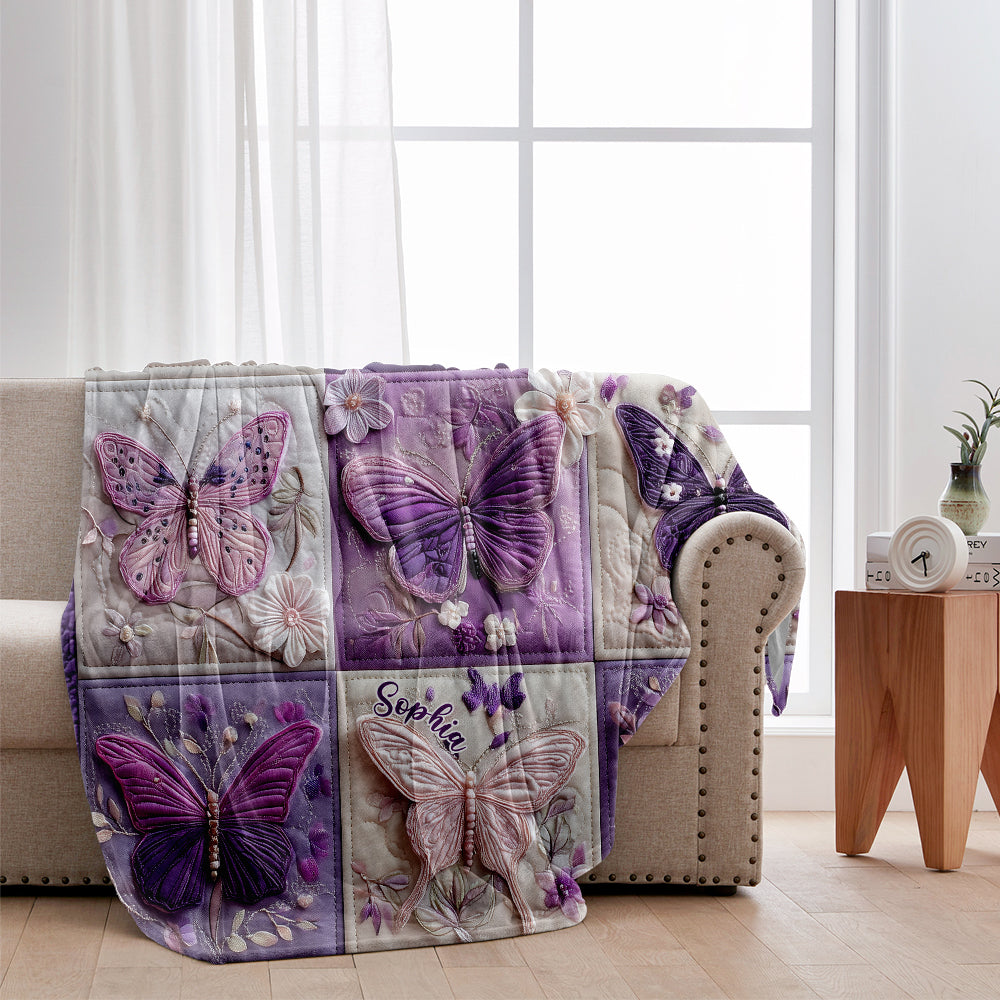 J'adore les papillons - Couverture papillon personnalisée