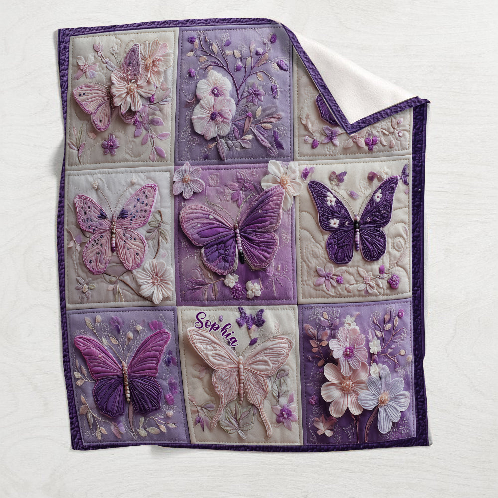 J'adore les papillons - Couverture papillon personnalisée