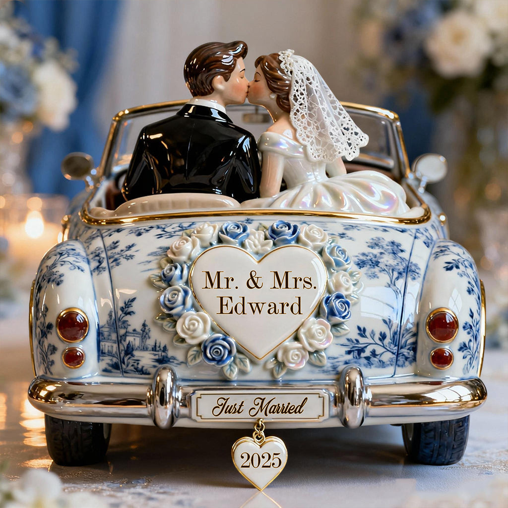 Notre anniversaire - Plaque acrylique personnalisée pour couple, en forme de pièce unique