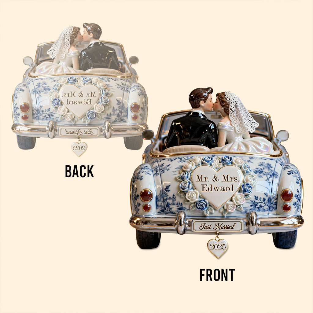 Notre anniversaire - Plaque acrylique personnalisée pour couple, en forme de pièce unique