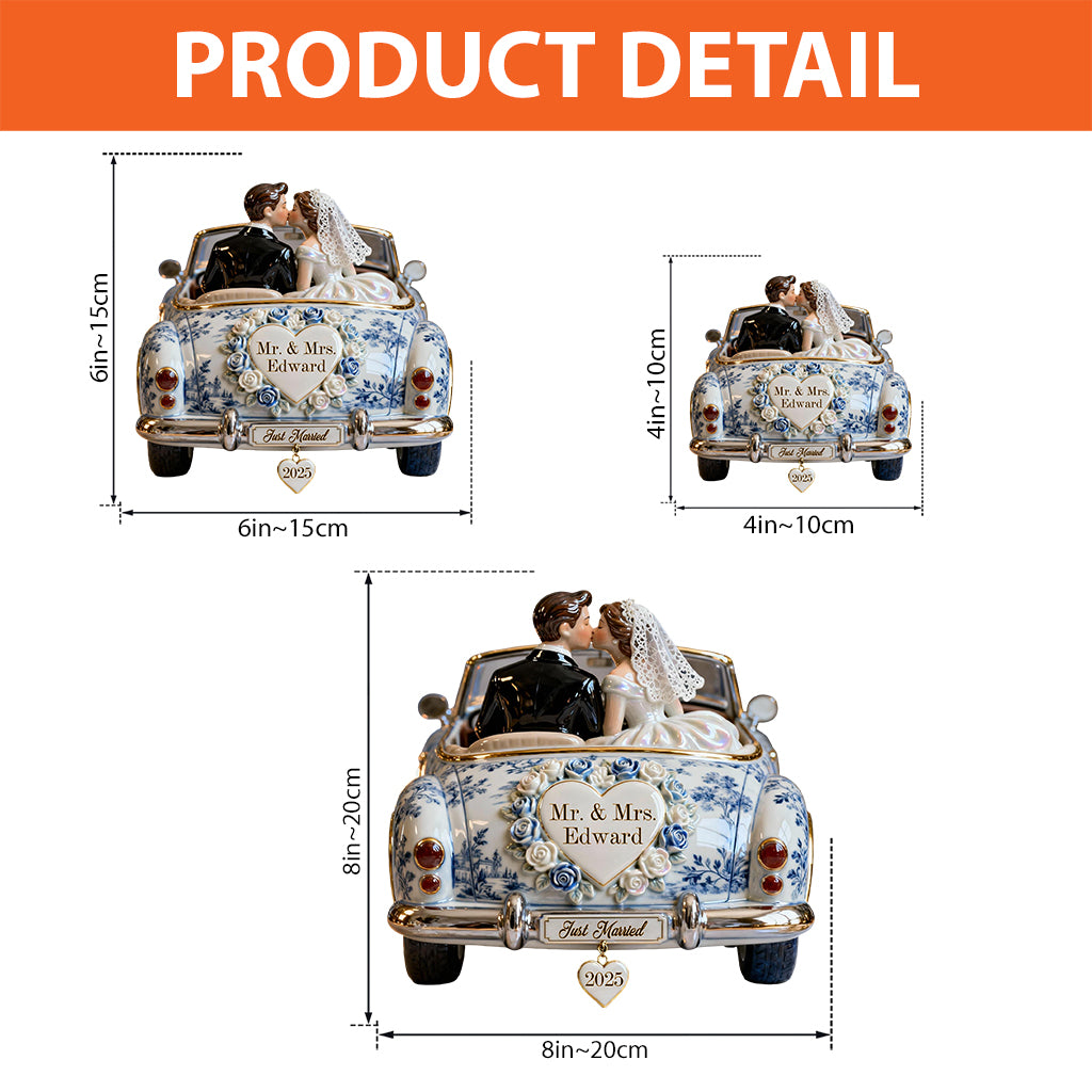 Notre anniversaire - Plaque acrylique personnalisée pour couple, en forme de pièce unique