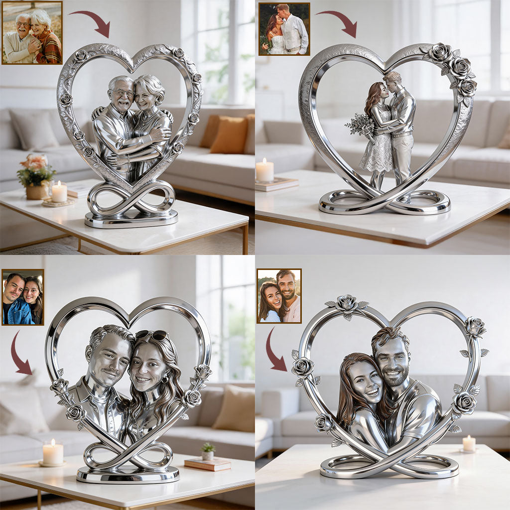 Idée cadeau pour couple - Plaque acrylique personnalisée pour couple.