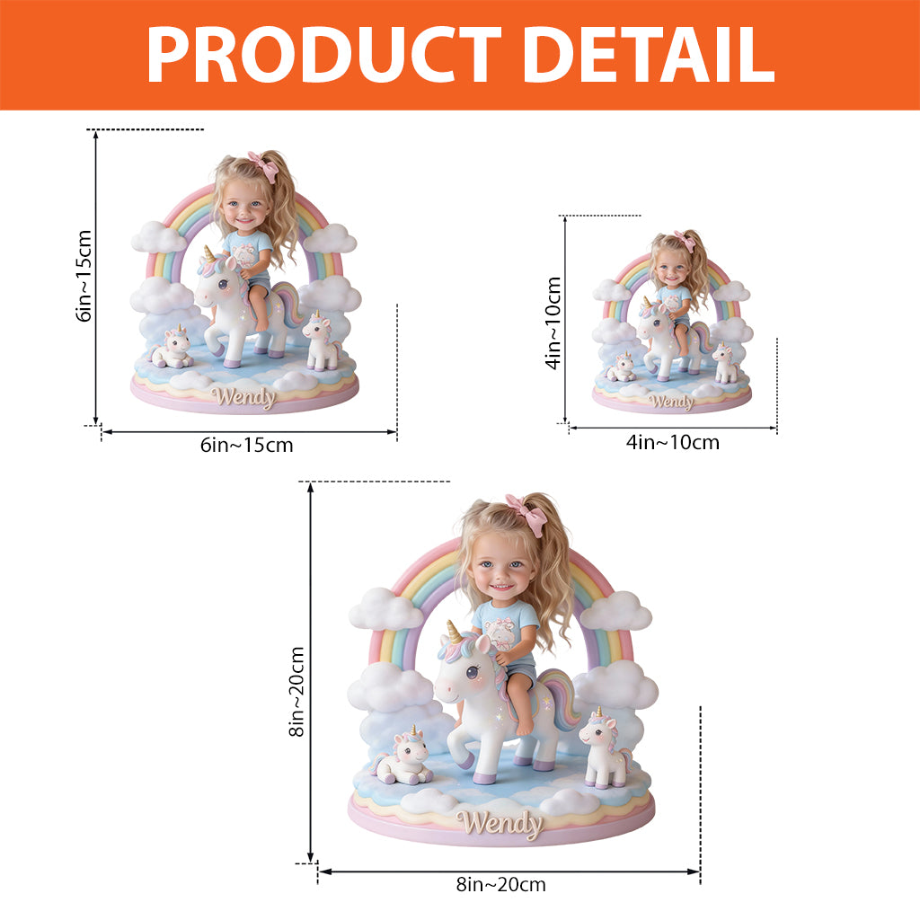 Custom Any Photo Perfect Gift For Kids - Personalized Kid Custom Shaped Acrylic Plaque