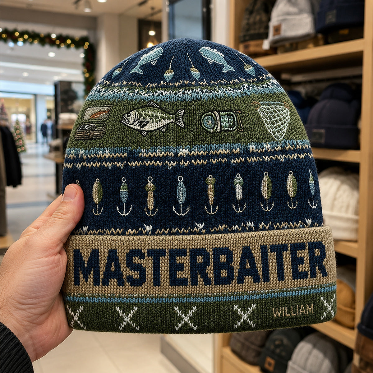 Masterbaiter - Bonnet de pêche personnalisé