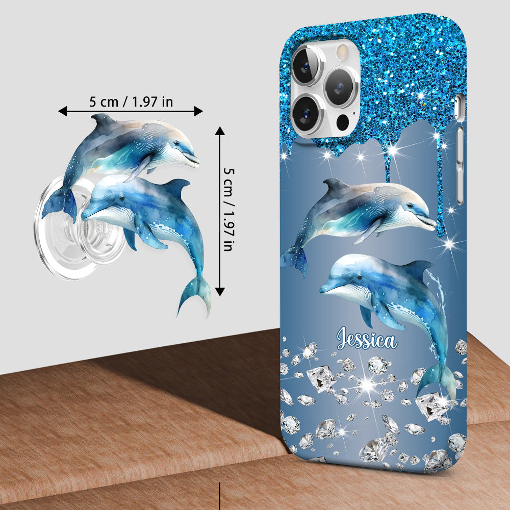 Beautiful Dolphins - Personalized Dolphin Full Print Phone Case