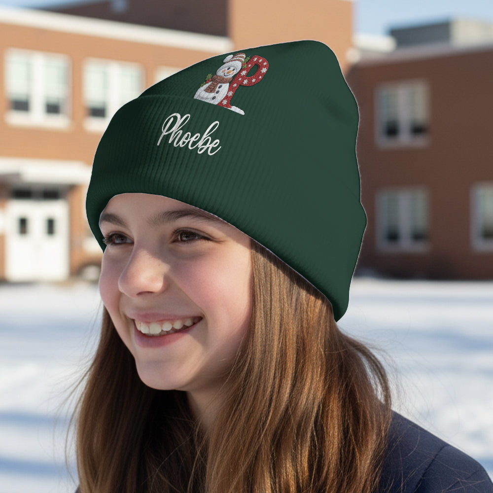 Winter Gifts For Loved Ones - Personalized Family Beanie Hat