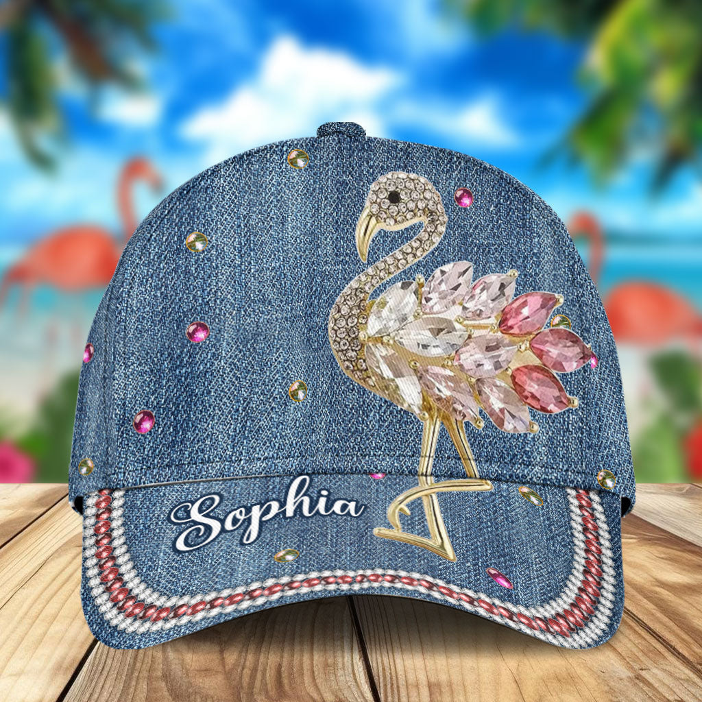 Adorable Flamingo - Personalized Flamingo Classic Cap