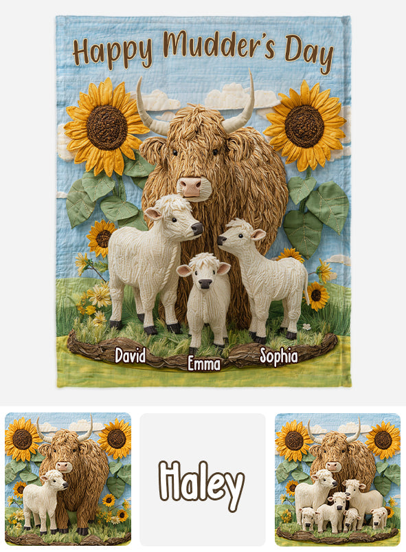 Bonne fête des mamans ! Couverture personnalisée pour maman