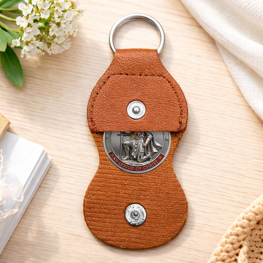 A Man Of God - Personalized Christian Pocket Coin Keychain