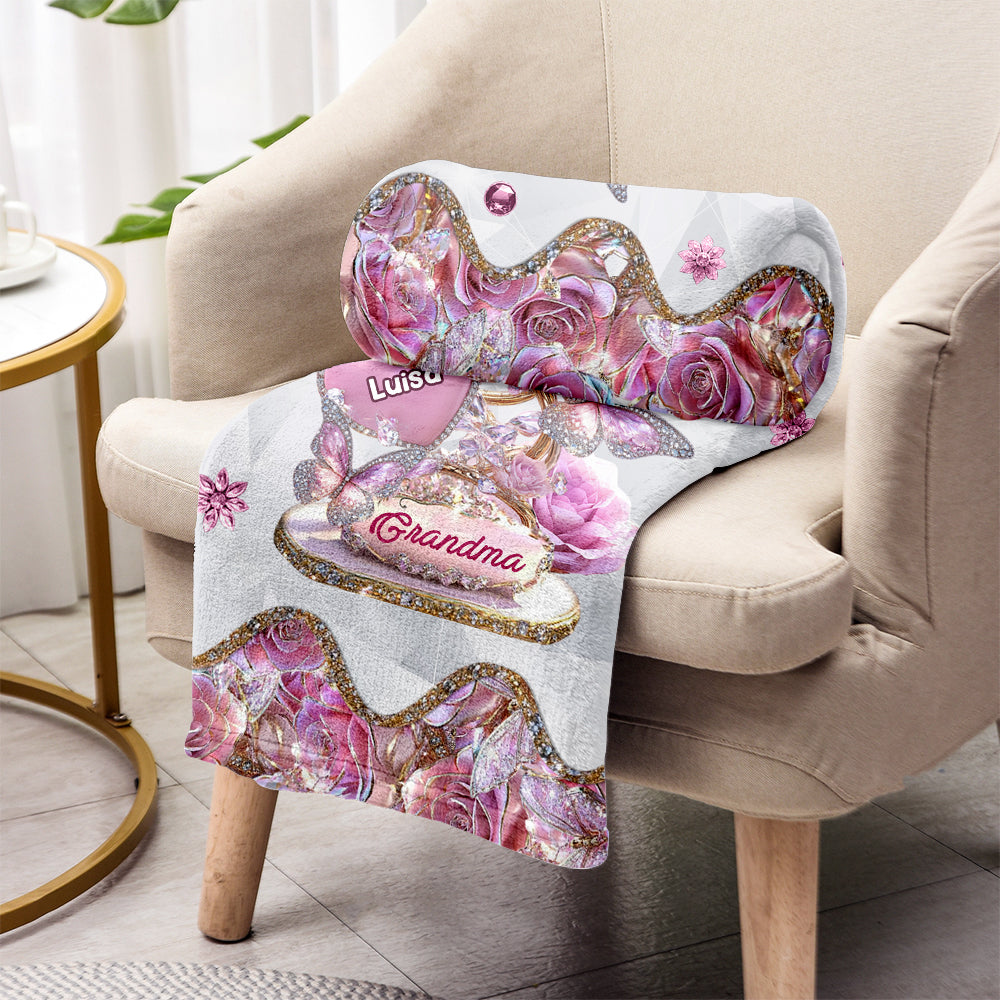 Cadeau idéal pour maman et grand-mère : couverture personnalisée pour maman